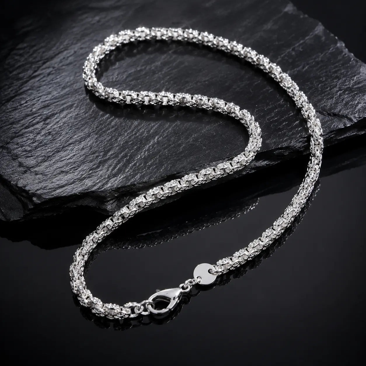 Hot 925 Silver 5Mm Faucet Chain 20-24Inch Necklace for Men Women Fashion Party Wedding Accessories Elegant Gift for Everyday Wear